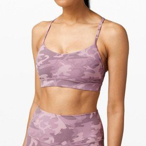 [NWT] Lululemon Incognito Camo Pink Flow Y Bra - 4